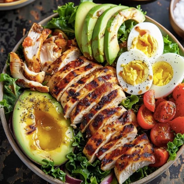 Crispy chicken salad.