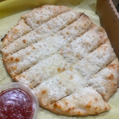 Vegan Garlic Cheesy stix.