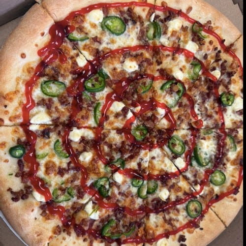 Jalapeno Popper Pizza.